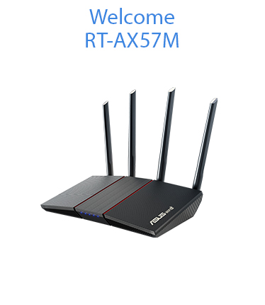 Starting page on ASUS Router App