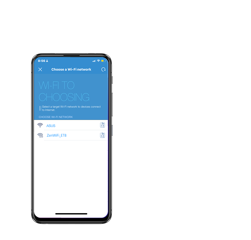 Step 2: Choose a WiFi network to connect.